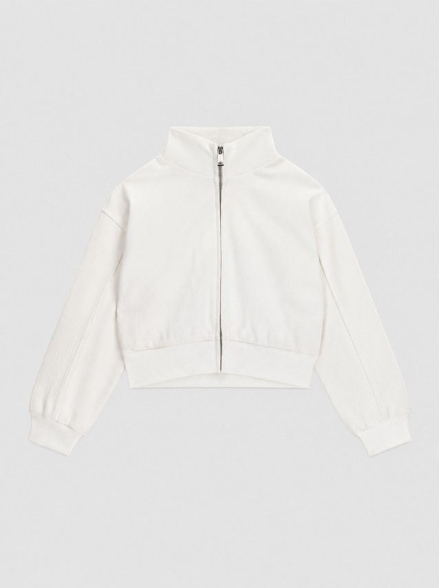 Casaco Guess Menina Jacquard Ls Boxy Active Top W/