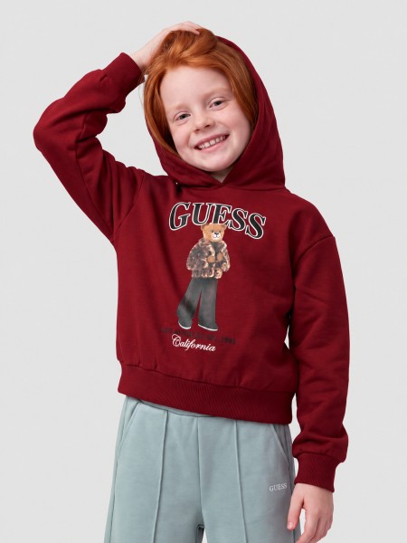 Sweatshirt Guess Menina Relaxed Regular Ls Active Top Sweatshirt Guess Menina Relaxed Regular Ls Active Top