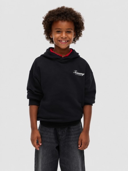 Sweatshirt Tommy Hilfiger Menino Flag Grafitti Hoodie Sweatshirt Tommy Hilfiger Menino Flag Grafitti Hoodie