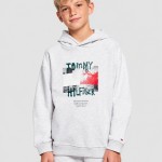 Sweatshirt Tommy Hilfiger Menino Flag Grafitti Hoodie
