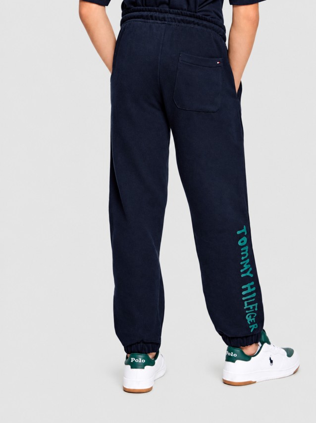 Calças Tommy Hilfiger Menino Flag Graffiti Sweatpant
