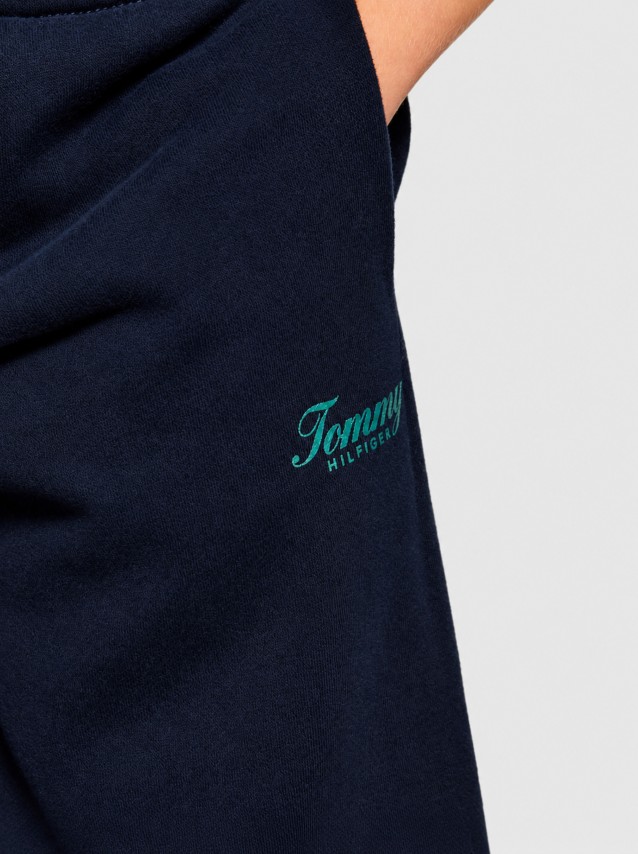 Cal�as Tommy Hilfiger Menino Flag Graffiti Sweatpant
