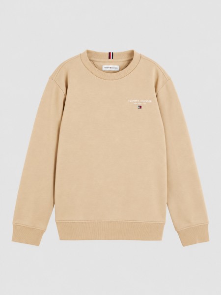Sweatshirt Tommy Hilfiger Menino Essential Logo Sweatshirt Sweatshirt Tommy Hilfiger Menino Essential Logo Sweatshirt