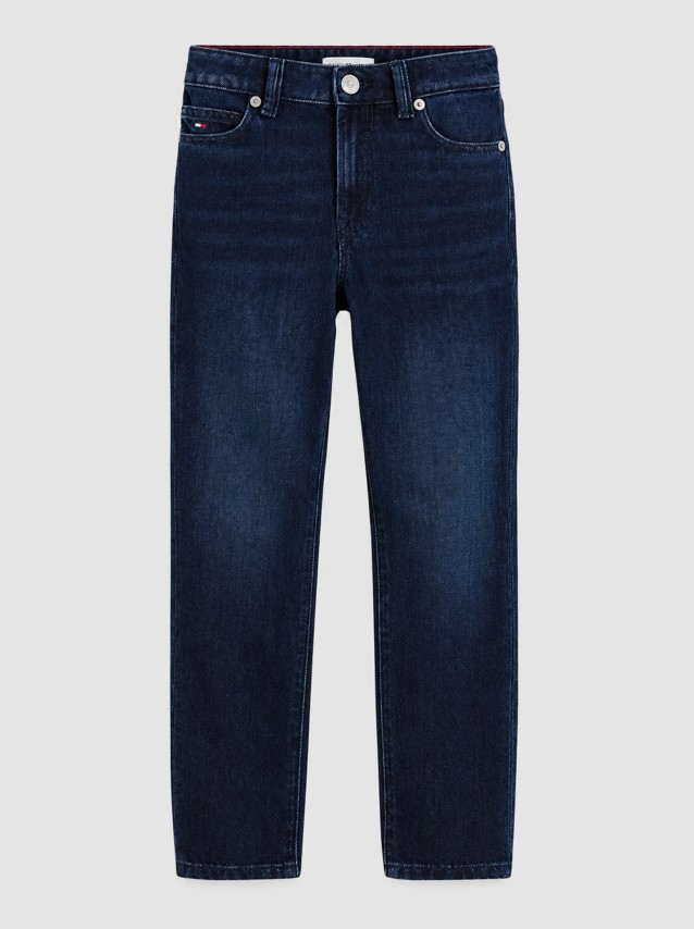Jeans Tommy Hilfiger Menino Straight Blue Black