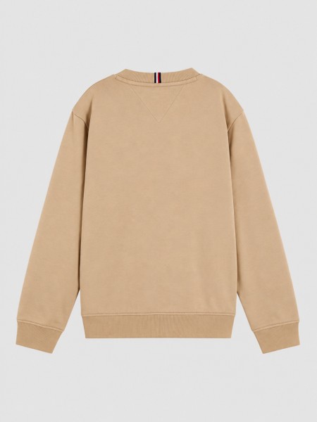 Sweatshirt Tommy Hilfiger Menino Essential Logo Sweatshirt Sweatshirt Tommy Hilfiger Menino Essential Logo Sweatshirt