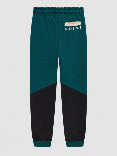 Calças Guess Menino Brushed Fleece Regular Pants Calças Guess Menino Brushed Fleece Regular Pants