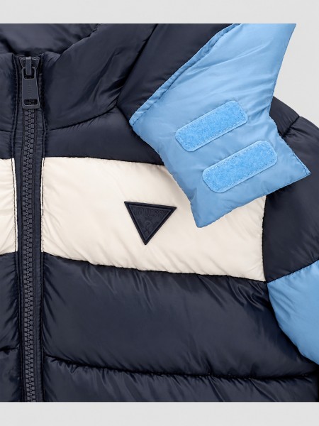 Kispo Guess Menino Hooded Ls Puffer W/zip Kispo Guess Menino Hooded Ls Puffer W/zip