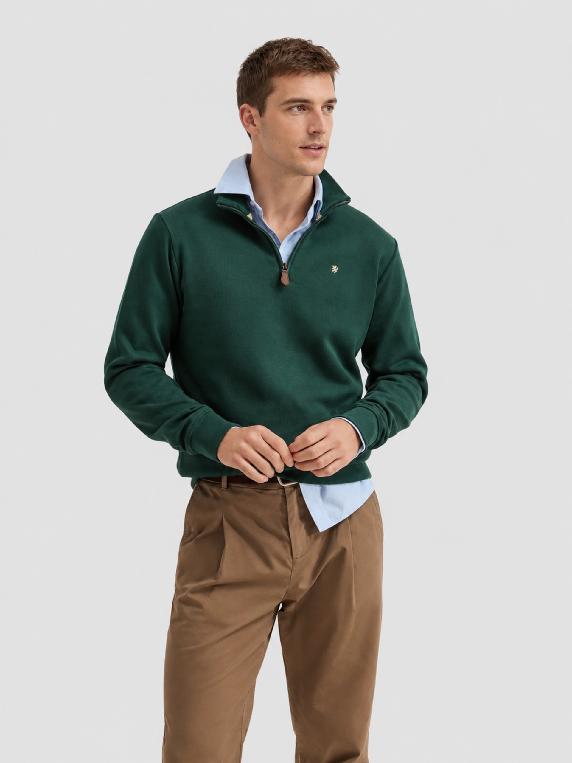 Camisola Lion Of Porches Homem Camisola Com Carcela