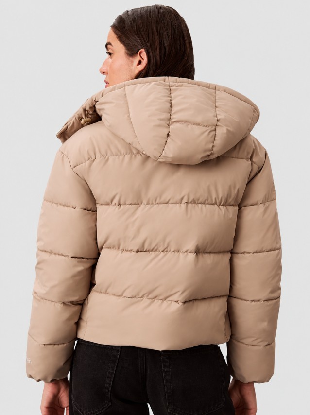 Kispo Calvin Klein Mulher Matte Mw Monologo Short Puffer