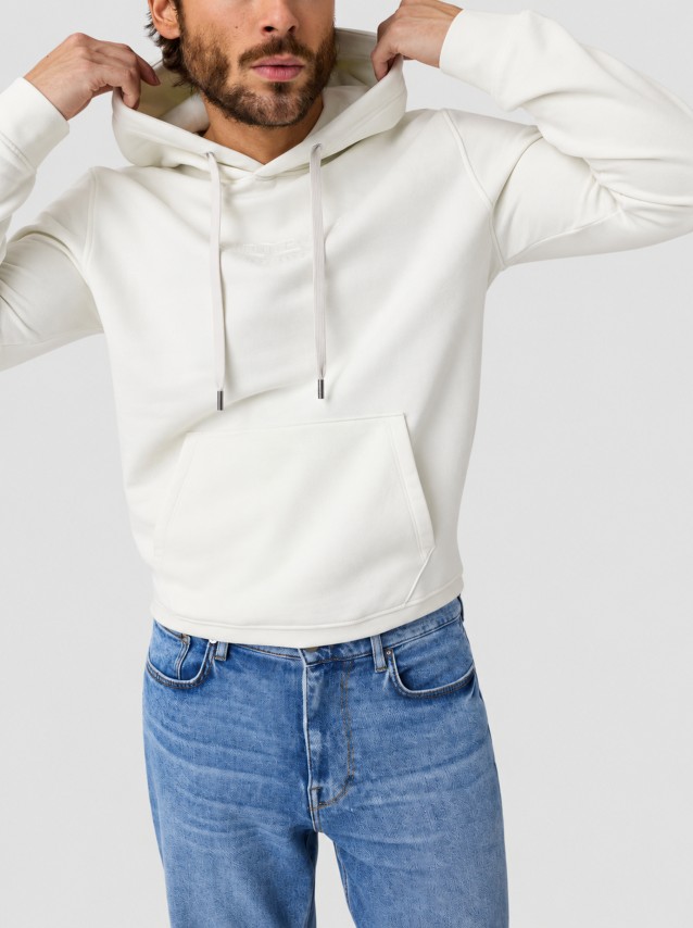 Sweatshirt Guess Homem Ls Logo Classic Hoodie