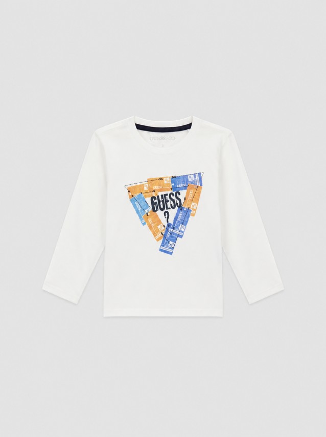 Camisola Guess Menino Ls T-Shirt_Logo