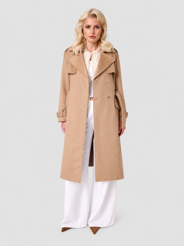 Trench Guess Mulher Eve Melton Trench