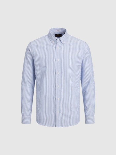 Camisa Jack & Jones Homem Jjeharvey Oxford L/s Shirt Noos Camisa Jack & Jones Homem Jjeharvey Oxford L/s Shirt Noos