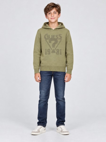 Sweatshirt Guess Menino Hooded Long Sleeve Sweater Sweatshirt Guess Menino Hooded Long Sleeve Sweater