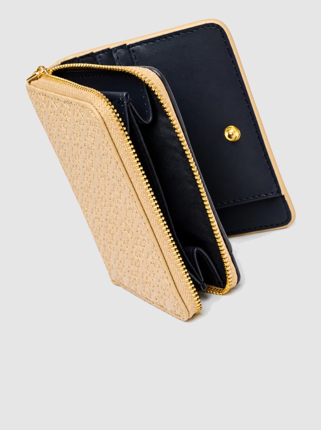 Carteira Tommy Hilfiger Mulher Th Icon Med Za W/flap Mono