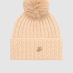 Gorro Tommy Hilfiger Mulher Th Script Cable Pom Beanie