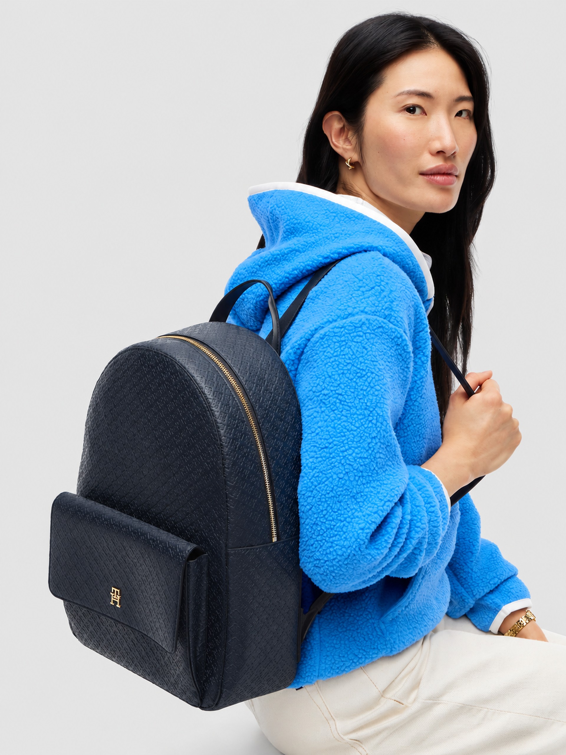Mochila Tommy Hilfiger Mulher Th Icon Backpack Mono