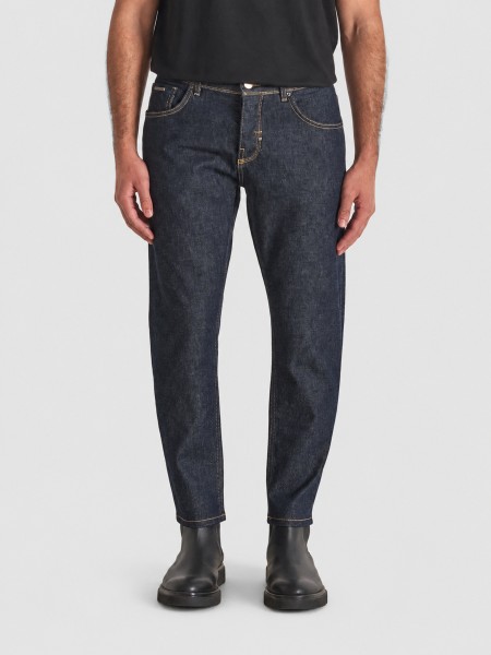 Jeans Antony Morato Homem Argon Slim Ankle Lenght Fit In Authentic Chrome Deep Sky Jeans Antony Morato Homem Argon Slim Ankle Lenght Fit In Authentic Chrome Deep Sky