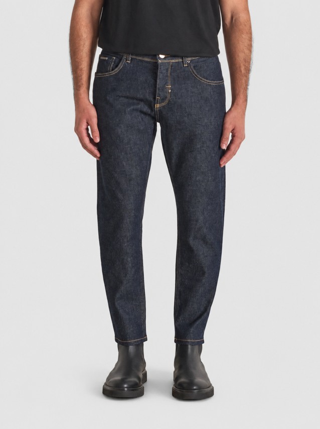 Jeans Antony Morato Homem Argon Slim Ankle Lenght Fit In Authentic Chrome Deep Sky