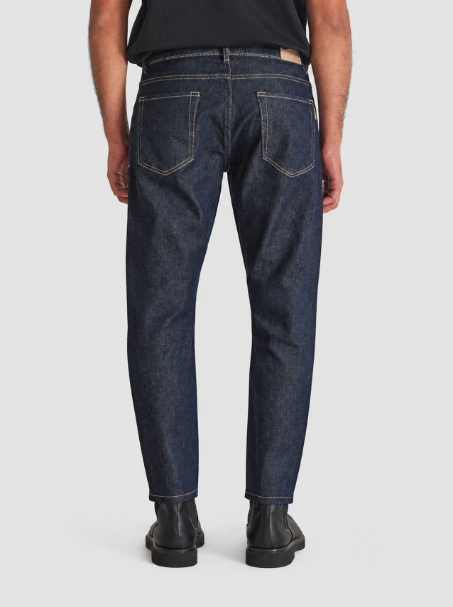 Jeans Antony Morato Homem Argon Slim Ankle Lenght Fit In Authentic Chrome Deep Sky