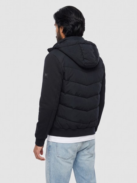 Casaco Antony Morato Homem Coat Slim Fit In Eco Padded Techno Fabric With Stretch Scuba Viscose Blen Casaco Antony Morato Homem Coat Slim Fit In Eco Padded Techno Fabric With Stretch Scuba Viscose Blen