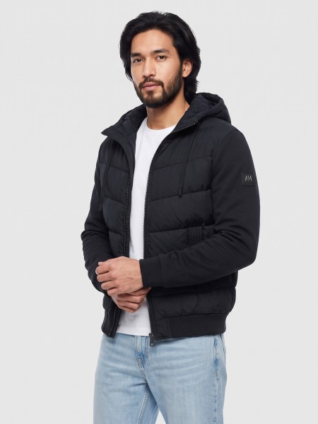 Casaco Antony Morato Homem Coat Slim Fit In Eco Padded Techno Fabric With Stretch Scuba Viscose Blen Casaco Antony Morato Homem Coat Slim Fit In Eco Padded Techno Fabric With Stretch Scuba Viscose Blen