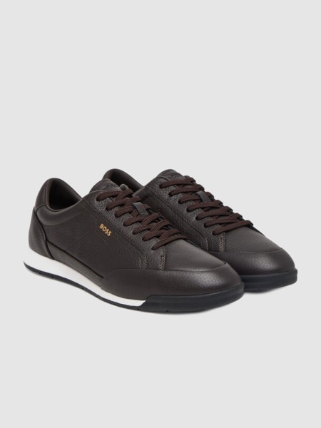 Sapatilha Boss Homem Leather Cow (10283653) Sapatilha Boss Homem Leather Cow (10283653)