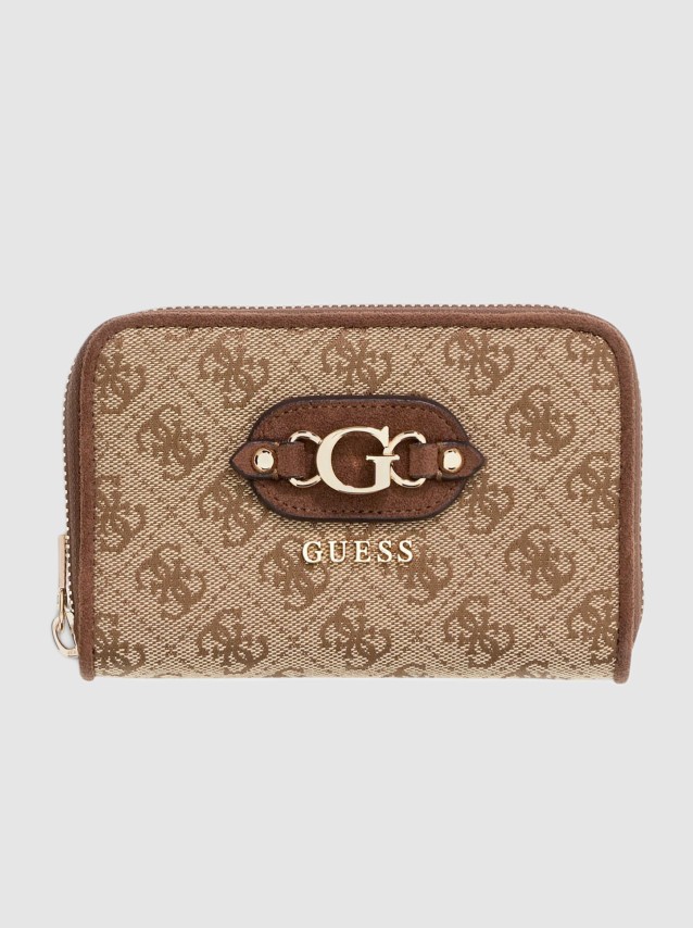 Carteira Guess Mulher Samantha Slg Med Zip Around