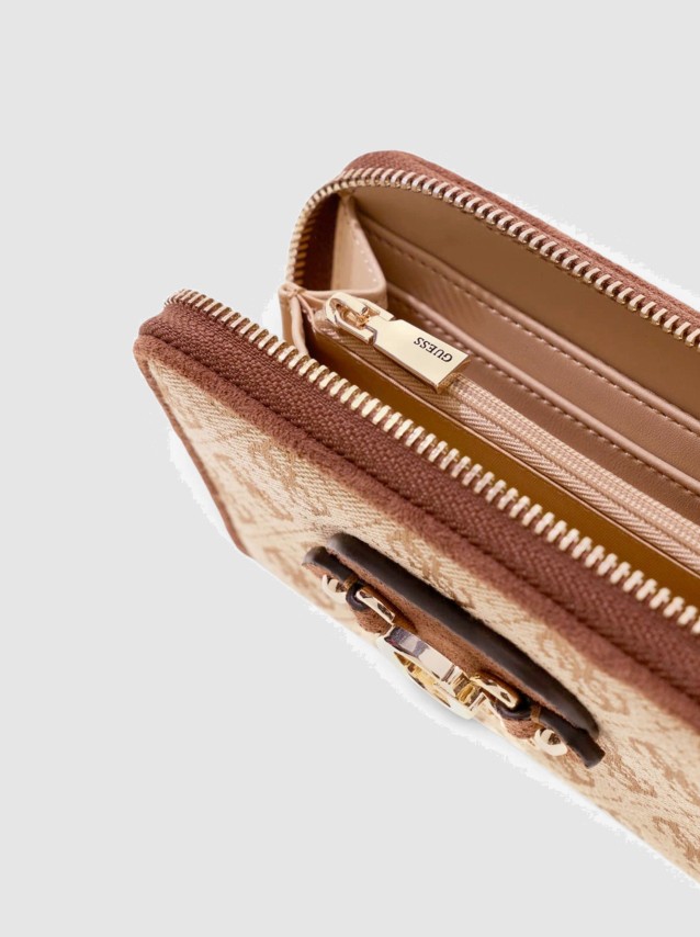 Carteira Guess Mulher Samantha Slg Med Zip Around