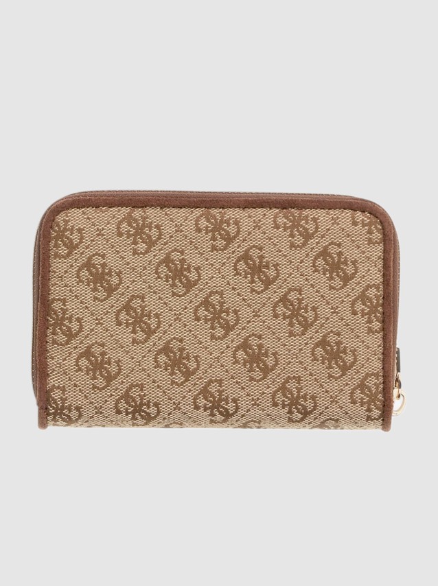 Carteira Guess Mulher Samantha Slg Med Zip Around