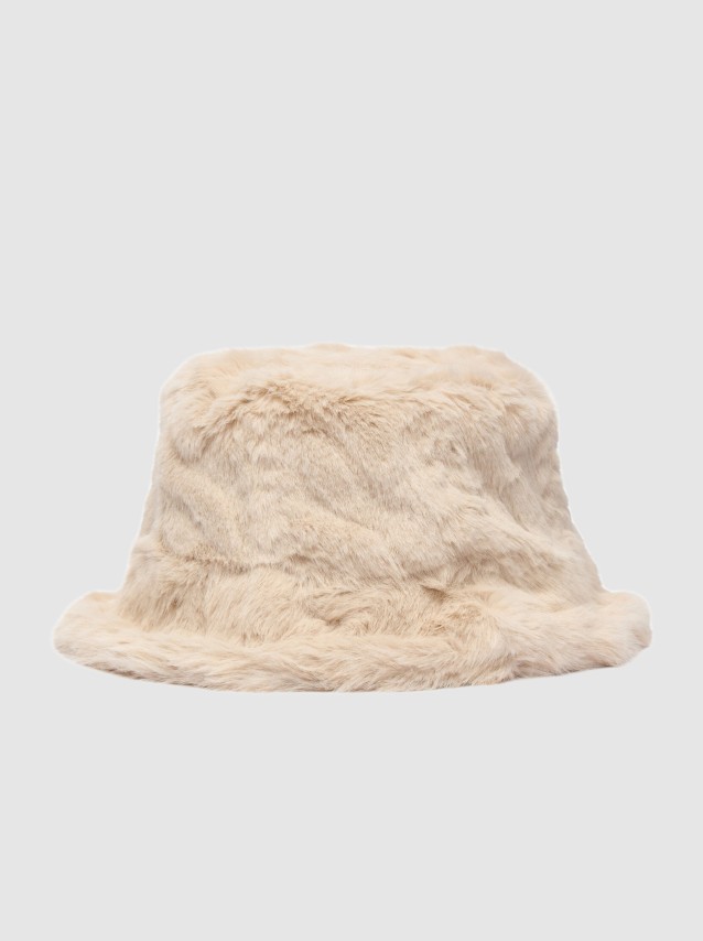 Chap�u Guess Mulher Ilde Faux Fur Braided Cap