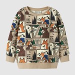Sweatshirt Name It Menino Nmmoswaldy Ls Nreg Sweat Bru Box