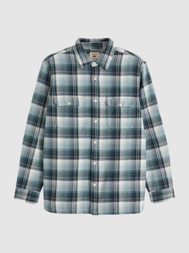 Camisa Levis Homem Jackson Worker Blues