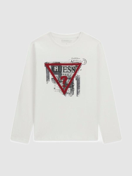 Camisola Guess Menino Ls T-Shirt Camisola Guess Menino Ls T-Shirt