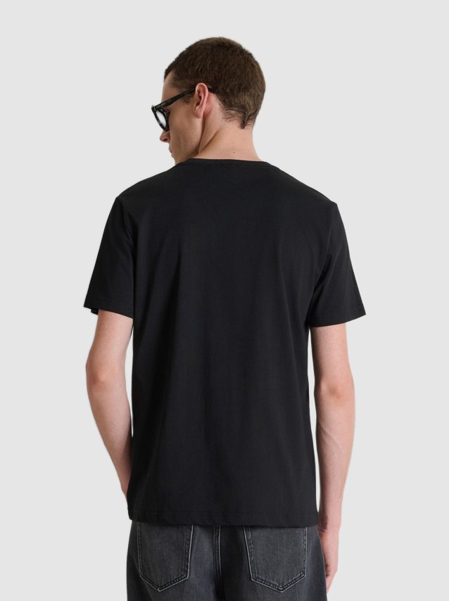 T-Shirt Antony Morato Homem  Regular  Fit In Jersey Cotton Fabric With  Print On Front