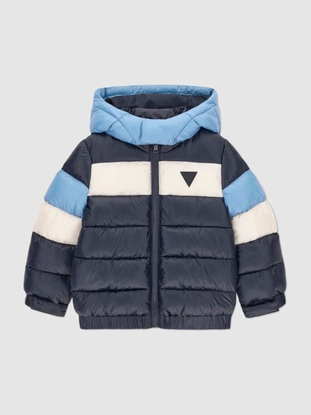 Kispo Guess Menino Hooded Ls Puffer W/zip Kispo Guess Menino Hooded Ls Puffer W/zip