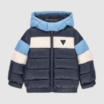 Kispo Guess Menino Hooded Ls Puffer W/zip