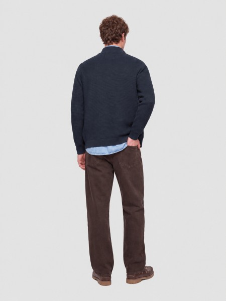 Camisola Jack & Jones Homem Jprbluryan Knit Half Zip Camisola Jack & Jones Homem Jprbluryan Knit Half Zip
