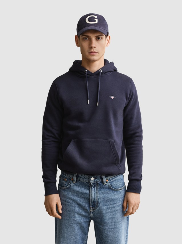 Sweatshirt Gant Homem Reg Shield Hoodie