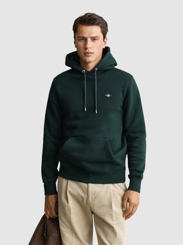 Sweatshirt Gant Homem Reg Shield Hoodie