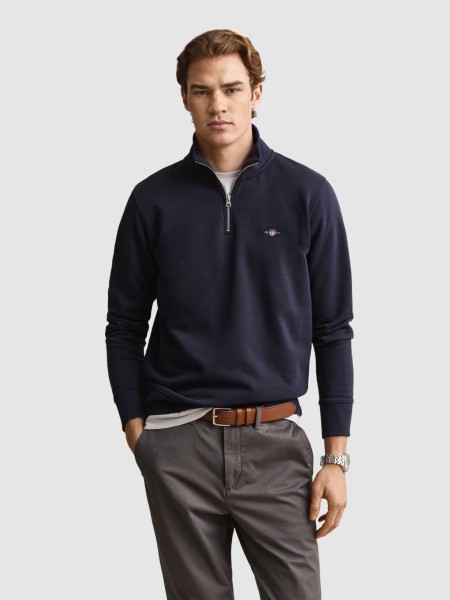 Sweatshirt Gant Homem Reg Shield Half Zip Sweat