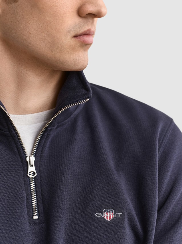 Sweatshirt Gant Homem Reg Shield Half Zip Sweat