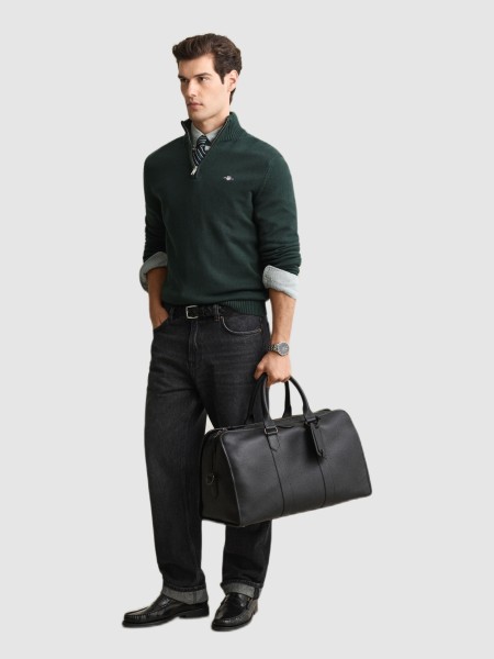 Camisola Gant Homem Casual Cotton Half Zip Camisola Gant Homem Casual Cotton Half Zip