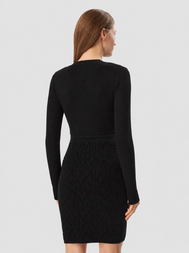 Vestido Guess Mulher Naliya Zipper Dress Swtr