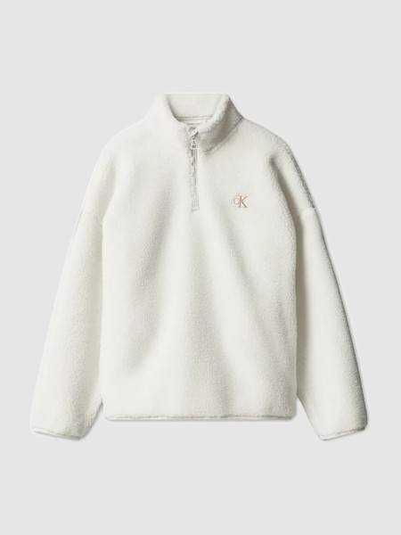 Camisola Calvin Klein Menina Sherpa Half Zip Camisola Calvin Klein Menina Sherpa Half Zip