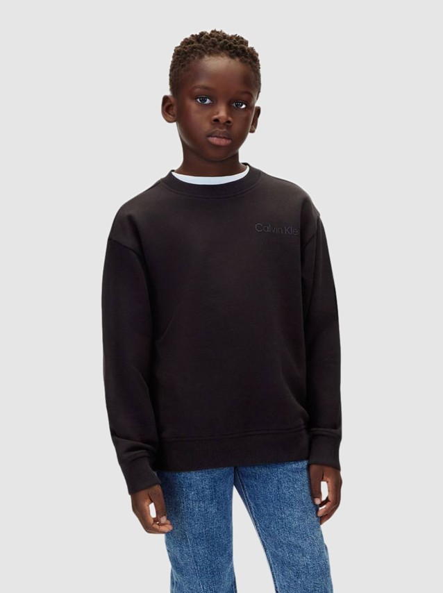 Sweatshirt Calvin Klein Menino Back Print Cn Sweatshirt