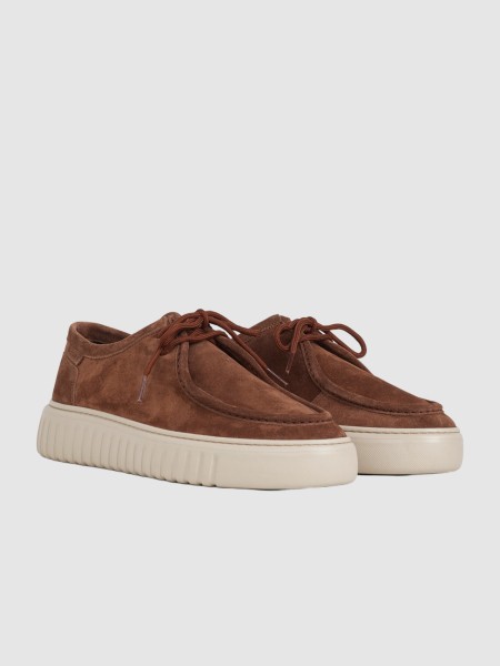 Sapato Antony Morato Homem Mocassino Allacciato Austin Suede In Camoscio Sapato Antony Morato Homem Mocassino Allacciato Austin Suede In Camoscio