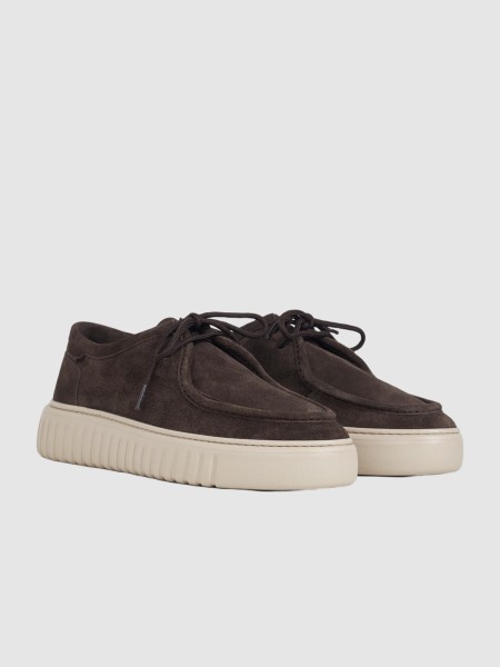 Sapato Antony Morato Homem Mocassino Allacciato Austin Suede In Camoscio Sapato Antony Morato Homem Mocassino Allacciato Austin Suede In Camoscio