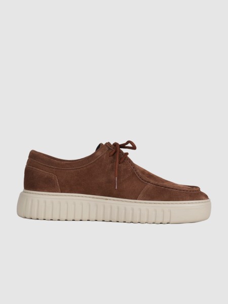 Sapato Antony Morato Homem Mocassino Allacciato Austin Suede In Camoscio Sapato Antony Morato Homem Mocassino Allacciato Austin Suede In Camoscio