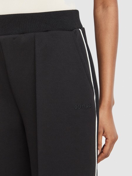 Calças Guess Mulher Sibilla Straight Leg Pant Calças Guess Mulher Sibilla Straight Leg Pant